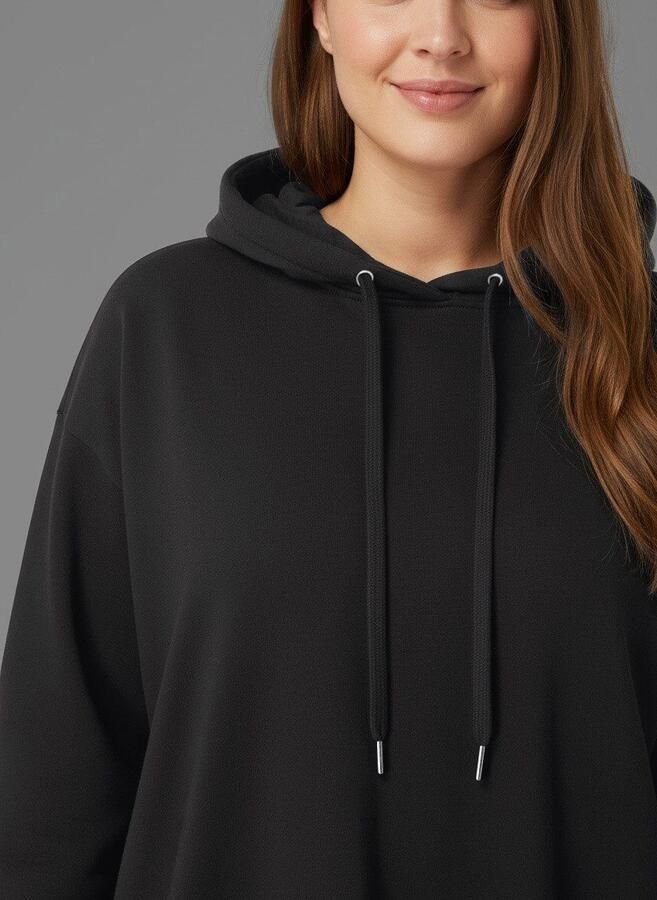 Mustang Hoodie in oversized look van zacht katoen – grote maten - Foto 3