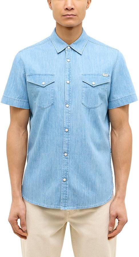 Mustang Jeans overhemd Style Eloy van licht materiaal - Foto 3