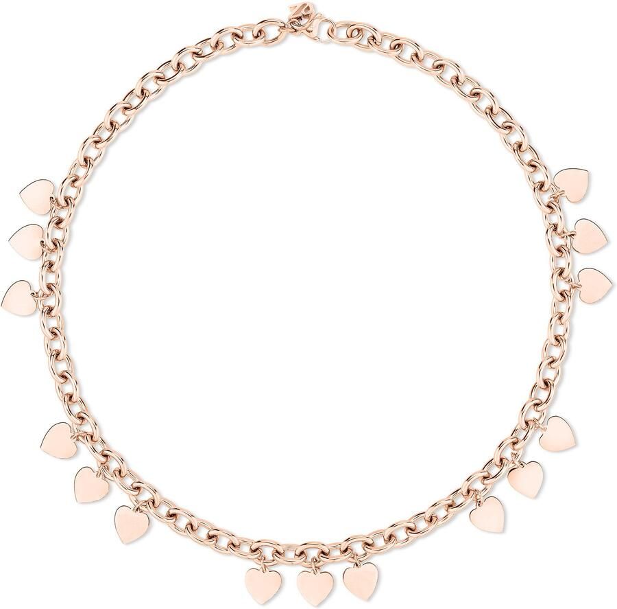 Mustang Ketting met hanger Sieraad Geschenk Roestvrijstalen Ketting Eindeloze Liefde Harten - Foto 3