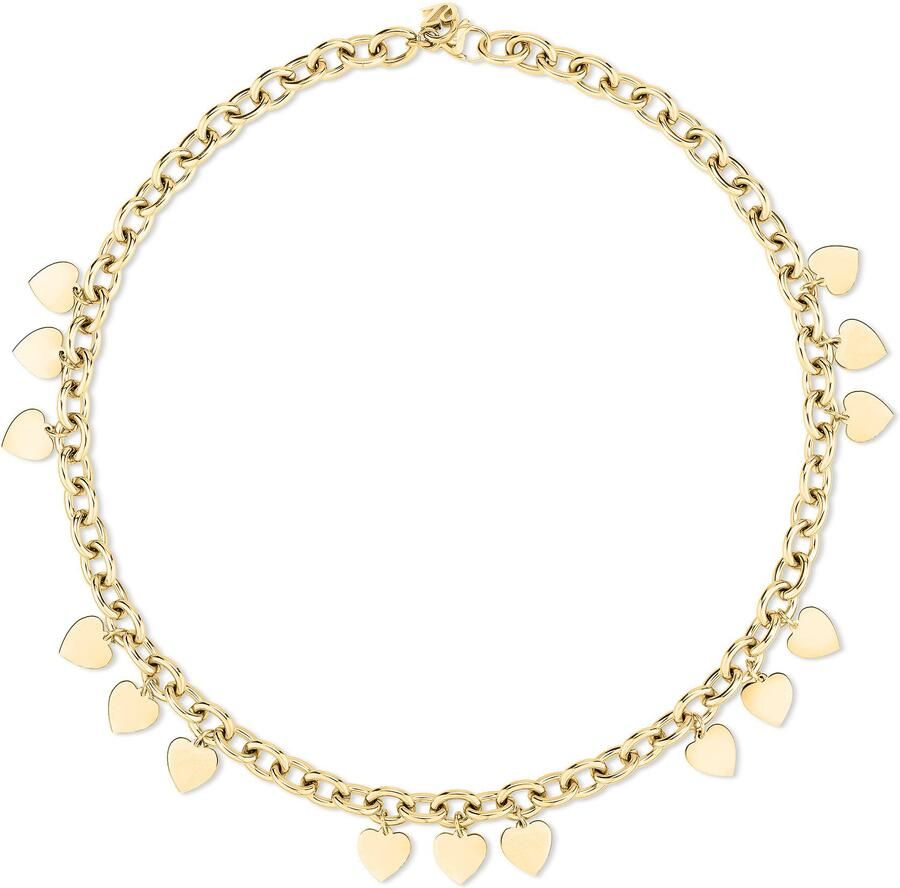 Mustang Ketting met hanger Sieraad Geschenk Roestvrijstalen Ketting Eindeloze Liefde Harten - Foto 2