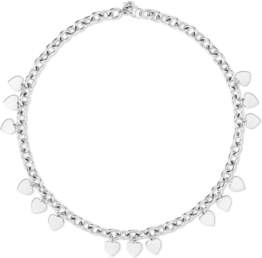 Mustang Ketting met hanger Sieraad Geschenk Roestvrijstalen Ketting Eindeloze Liefde Harten - Foto 5