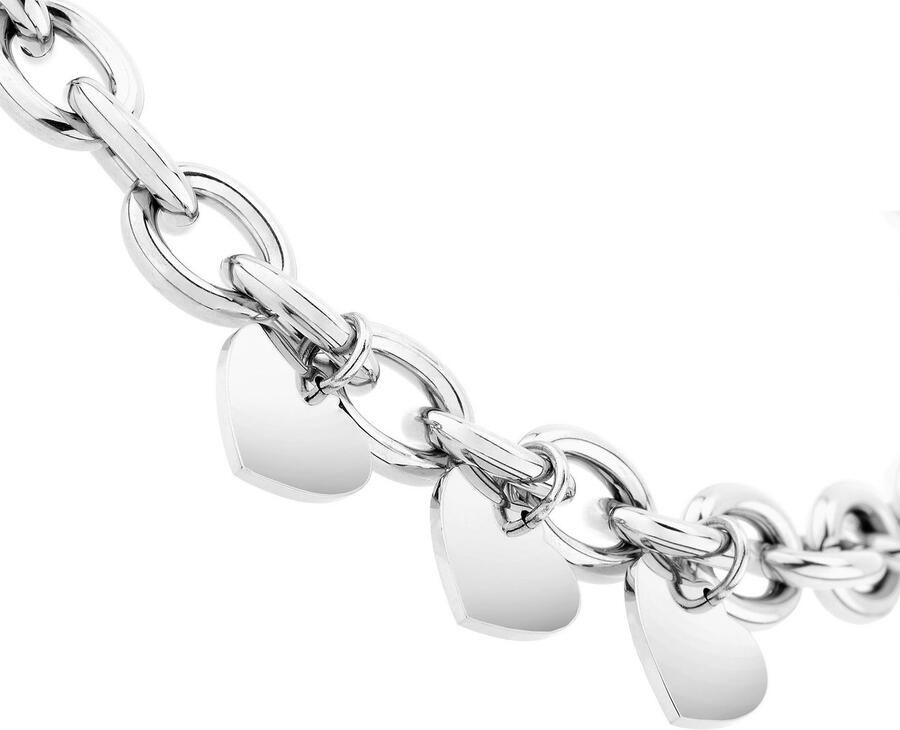 Mustang Ketting met hanger Sieraad Geschenk Roestvrijstalen Ketting Eindeloze Liefde Harten - Foto 4