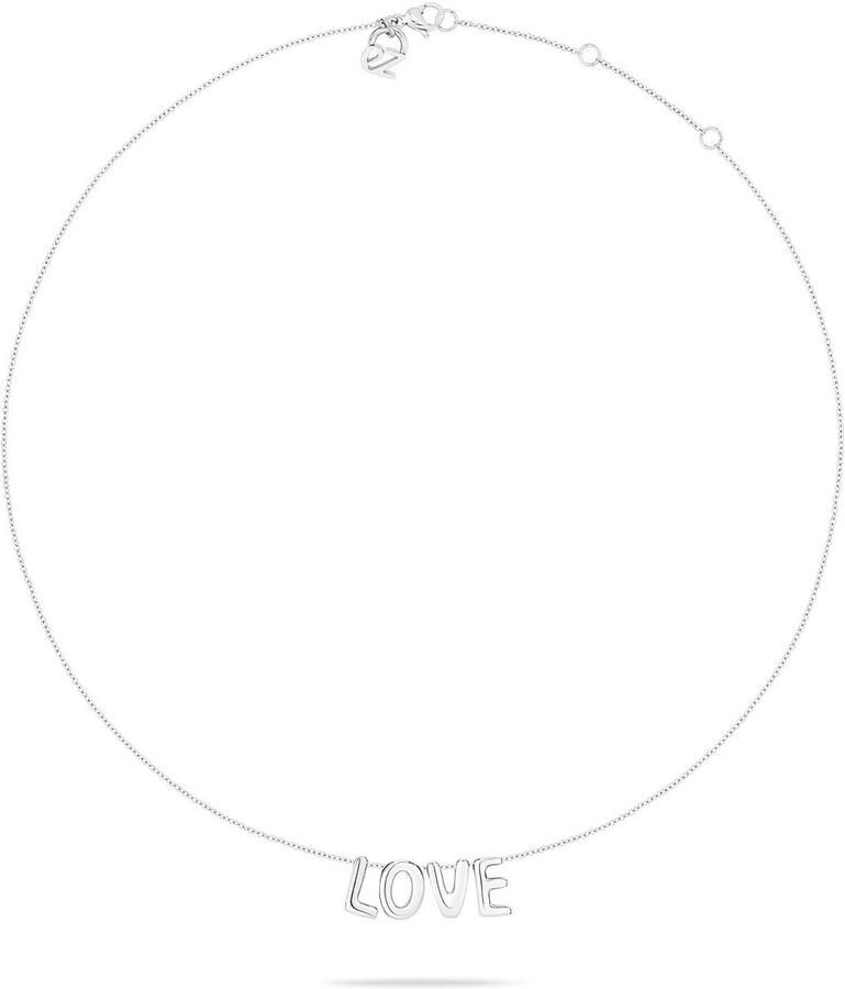 Mustang Ketting met hanger Sieraad Geschenk Roestvrijstalen Ketting Liefdesbrieven - Foto 2