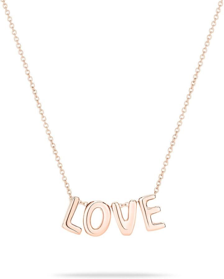 Mustang Ketting met hanger Sieraad Geschenk Roestvrijstalen Ketting Liefdesbrieven - Foto 3