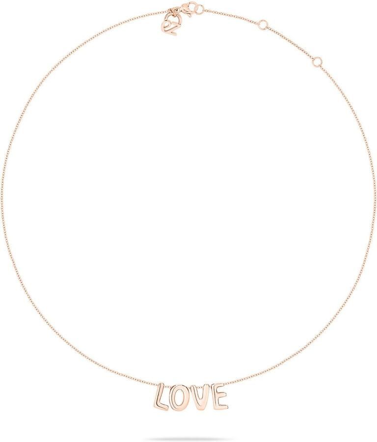 Mustang Ketting met hanger Sieraad Geschenk Roestvrijstalen Ketting Liefdesbrieven - Foto 2