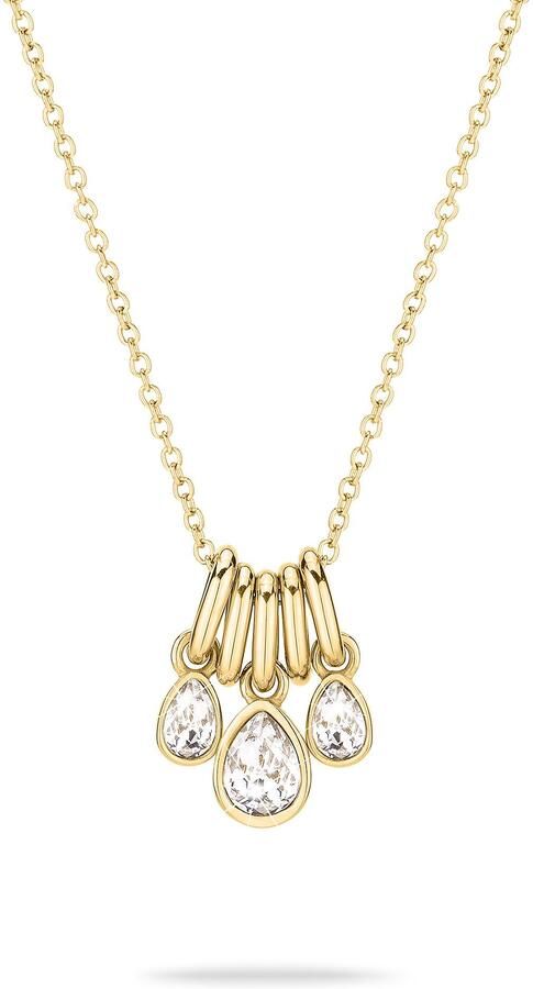 Mustang Ketting met hanger Sieraad Geschenk Roestvrijstalen Ketting Like Diamonds Druppels - Foto 3