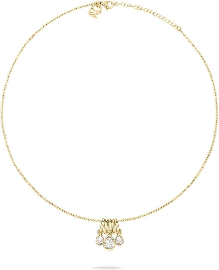 Mustang Ketting met hanger Sieraad Geschenk Roestvrijstalen Ketting Like Diamonds Druppels - Foto 2