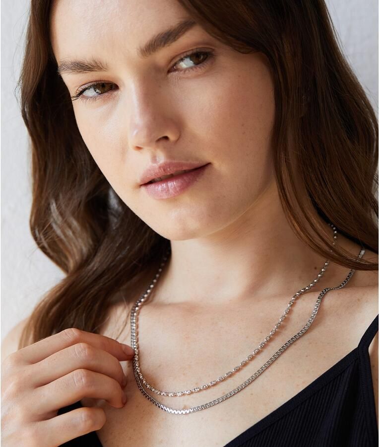 Mustang Ketting met hanger Sieraad Geschenk Roestvrijstalen Ketting The Sleek One - Foto 4