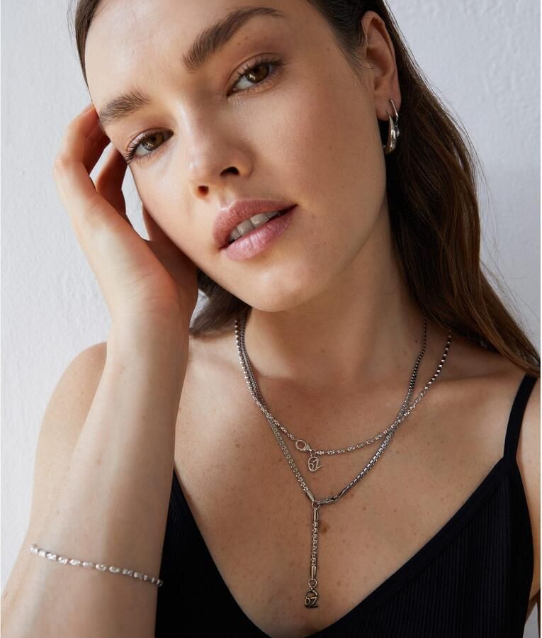 Mustang Ketting met hanger Sieraad Geschenk Roestvrijstalen Ketting The Sleek One - Foto 6