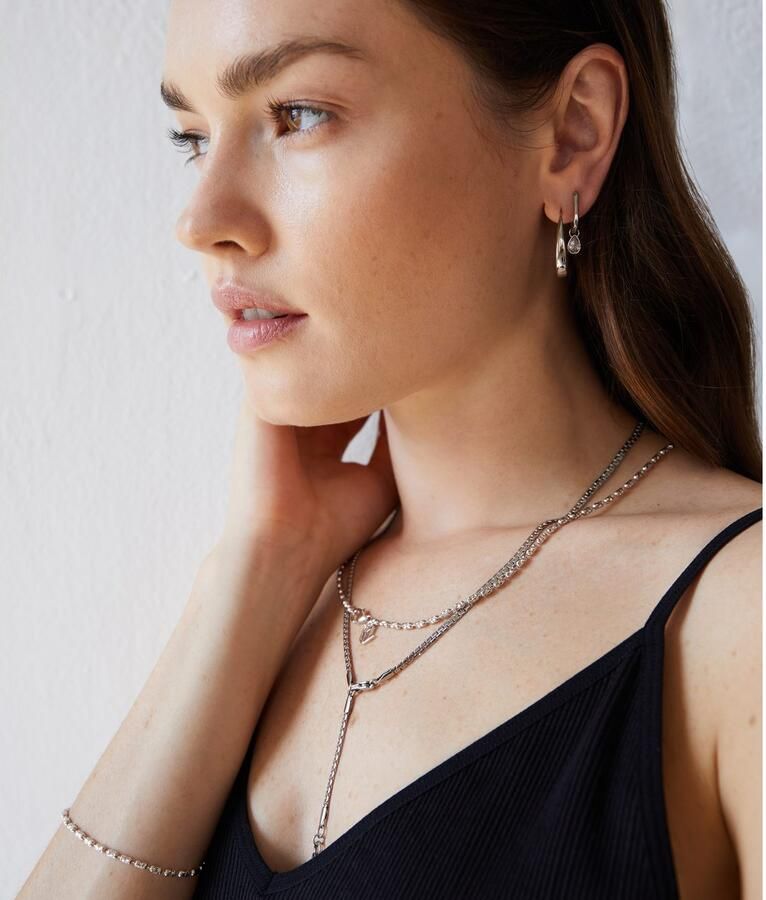 Mustang Ketting met hanger Sieraad Geschenk Roestvrijstalen Ketting The Sleek One - Foto 5