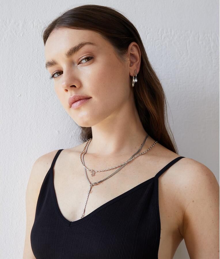 Mustang Ketting met hanger Sieraad Geschenk Roestvrijstalen Ketting The Sleek One - Foto 7