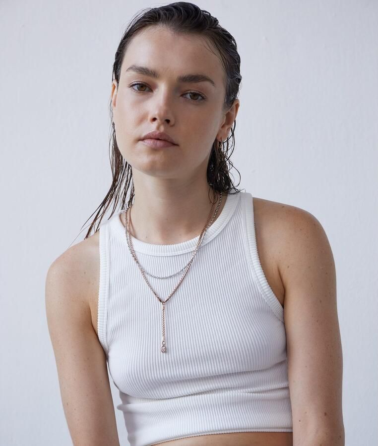 Mustang Ketting met hanger Sieraad Geschenk Roestvrijstalen Ketting The Sleek One - Foto 4