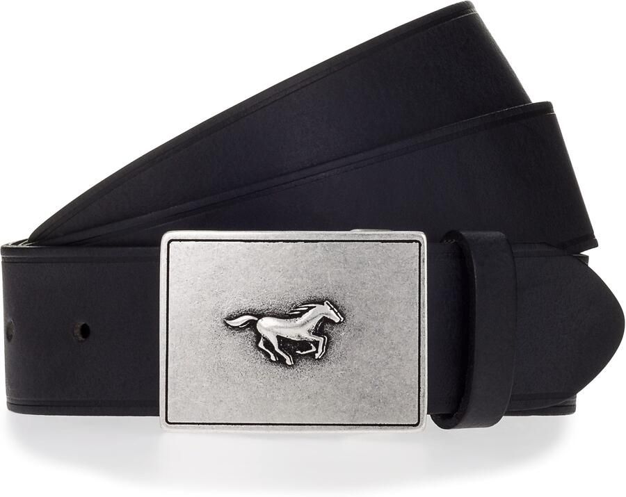 Mustang Koppelriem Met kenmerkende riemsluiting in vintage-look 4 cm (1 stuk) - Foto 4