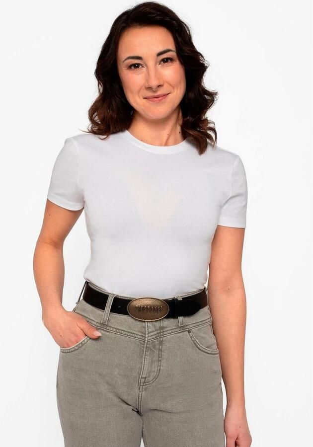 Mustang Koppelriem Vintage karakter door pull-up effect 3 5 cm