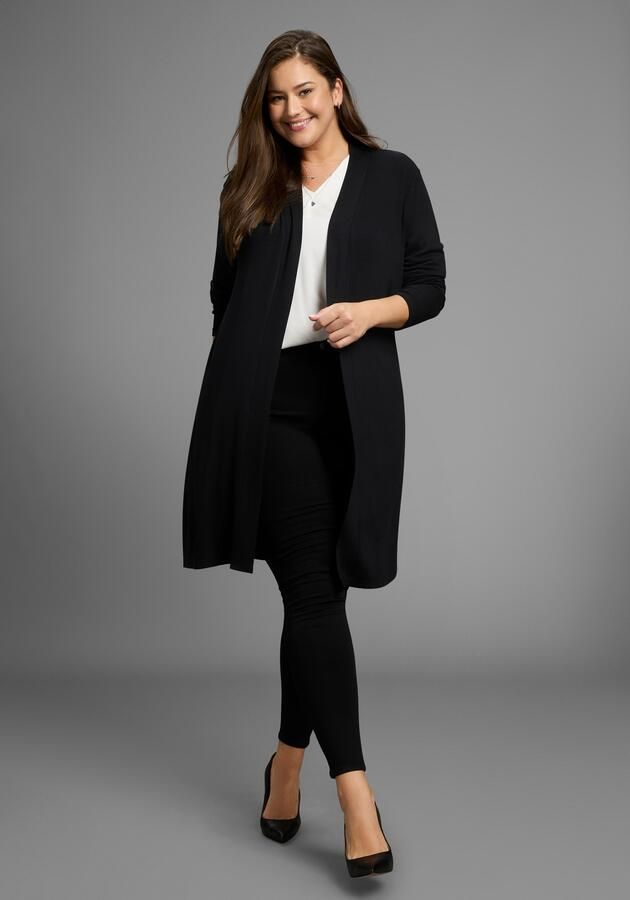 Mustang Lang vest van zacht aangenaam vloeiend jerseymateriaal grote maat - Foto 6