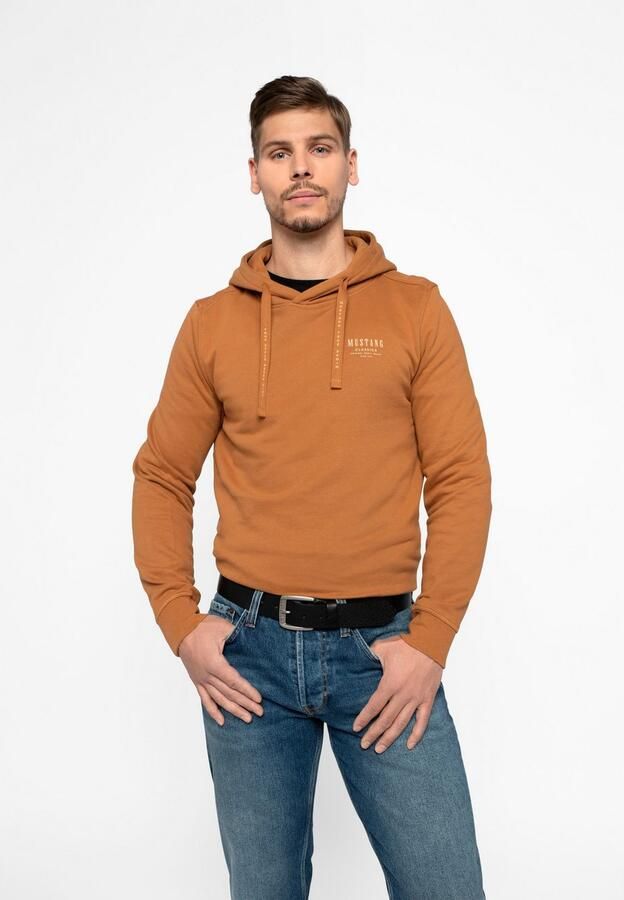 Mustang Leren riem Geperforeerd volleder met glans 4 cm - Foto 4