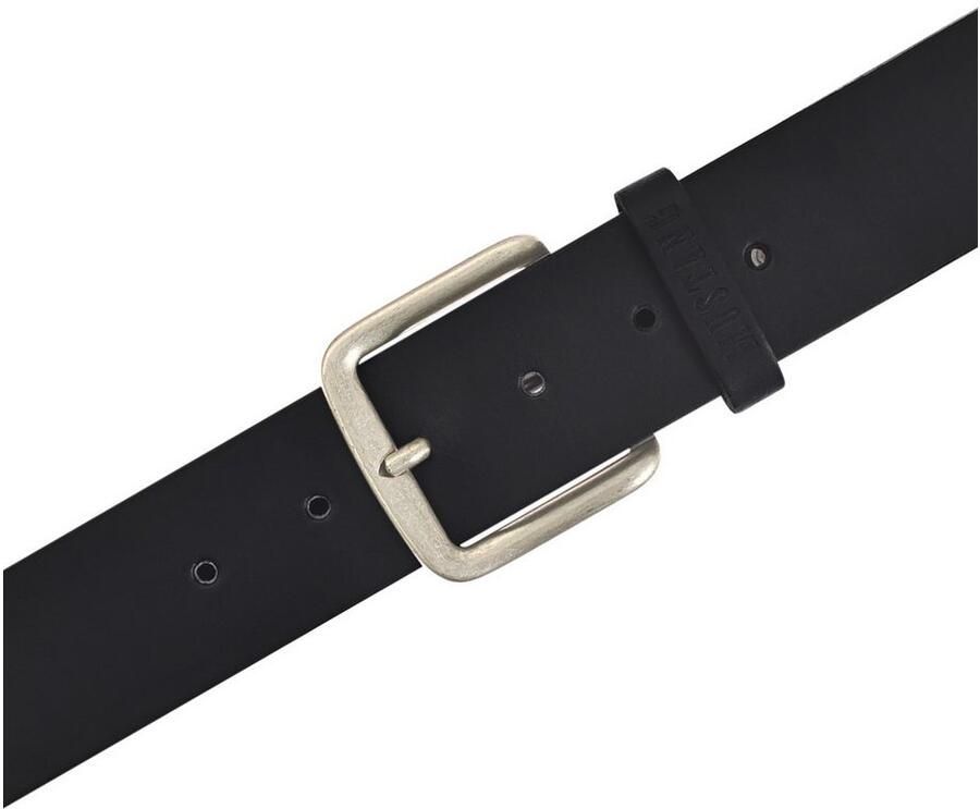 Mustang Leren riem Klassieke doornsluiting in lichte gebruikte look 4 cm
