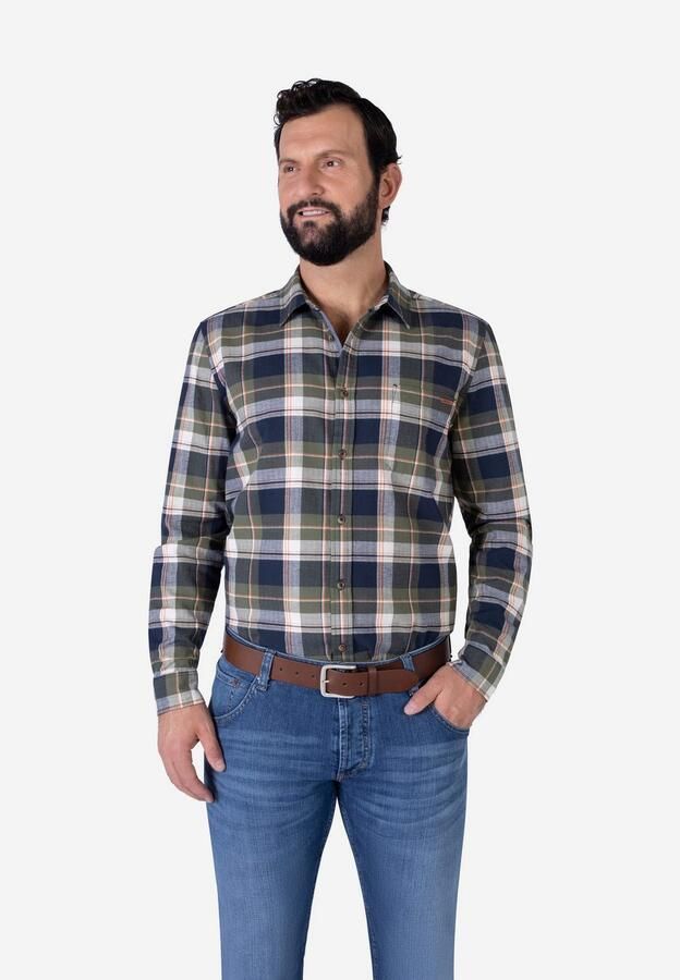 Mustang Leren riem Klassieke doornsluiting in lichte gebruikte look 4 cm - Foto 4