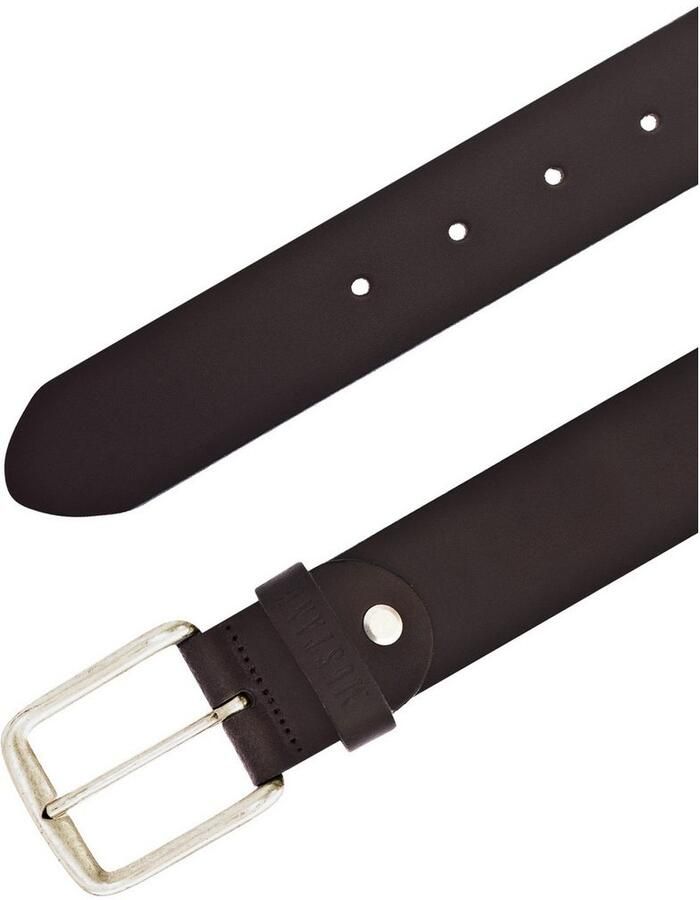 Mustang Leren riem Klassieke doornsluiting in lichte gebruikte look 4 cm - Foto 3