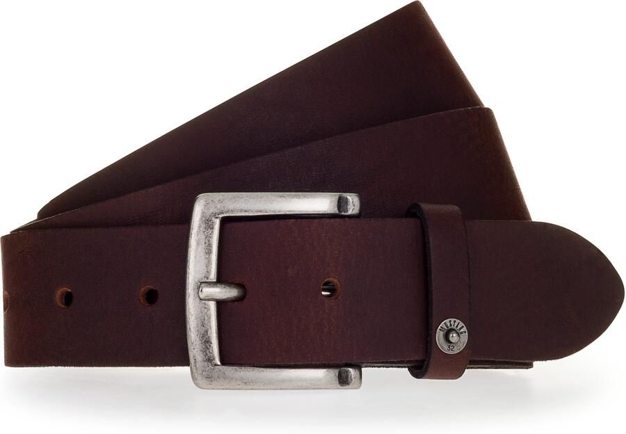 Mustang Leren riem Met drukknop-applicatie op de lus 4 cm (1 stuk) - Foto 3