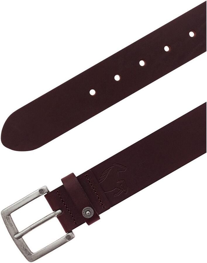 Mustang Leren riem Met drukknop-applicatie op de lus 4 cm (1 stuk) - Foto 2