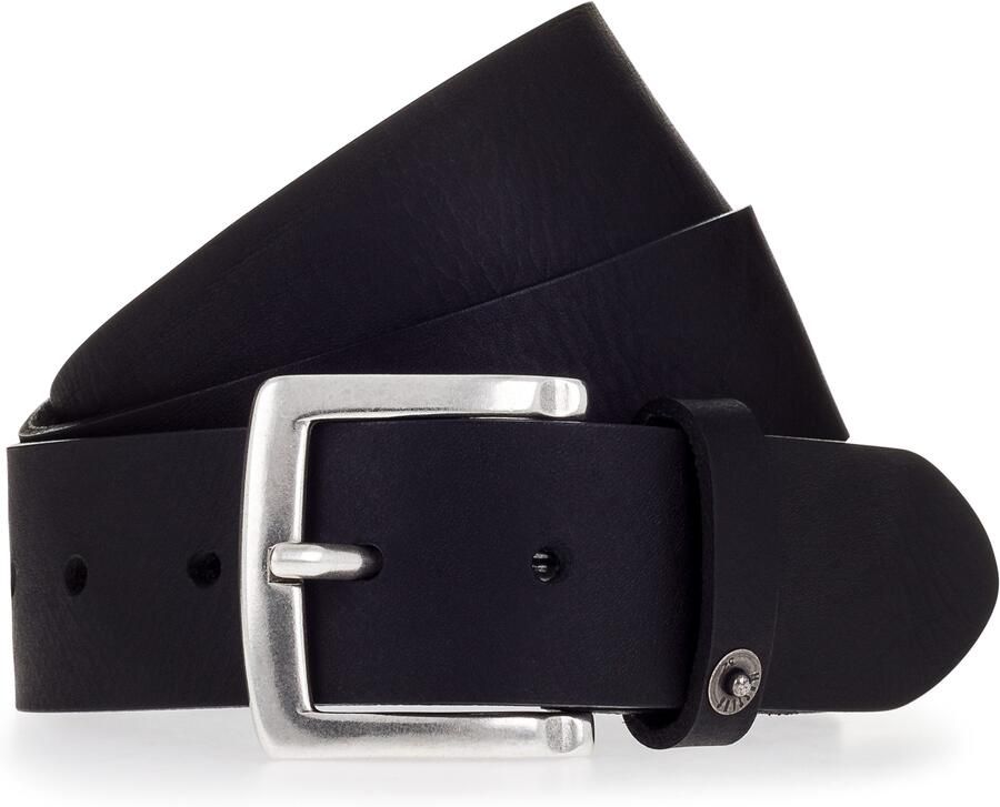Mustang Leren riem Met drukknop-applicatie op de lus 4 cm (1 stuk) - Foto 4