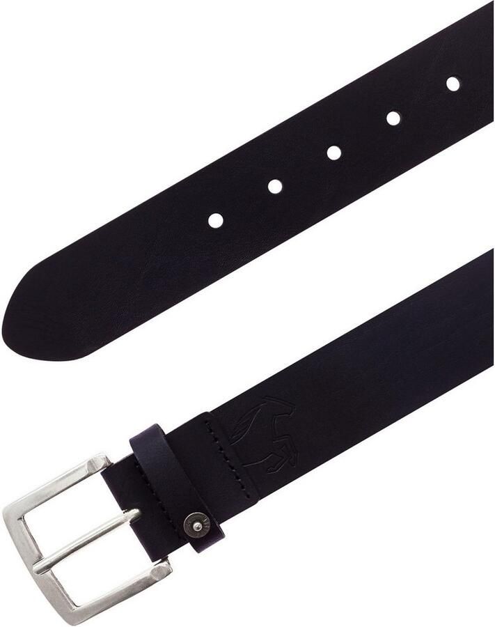 Mustang Leren riem Met drukknop-applicatie op de lus 4 cm (1 stuk)