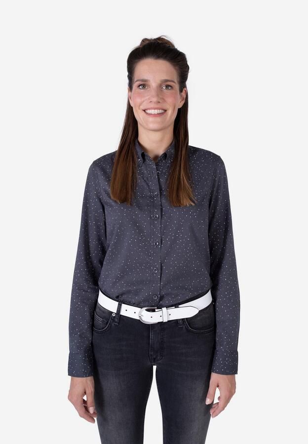 Mustang Leren riem Met geperst -logo op de lus 3 5 cm - Foto 3