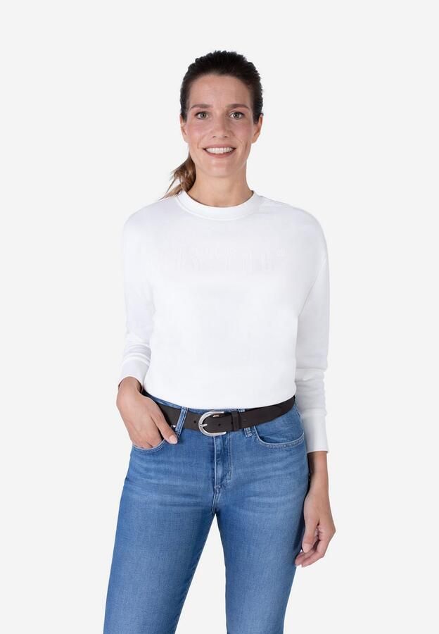 Mustang Leren riem Met geperst -logo op de lus 3 5 cm - Foto 4