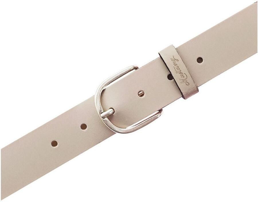 Mustang Leren riem Met geperst -logo op de lus 3 5 cm - Foto 4