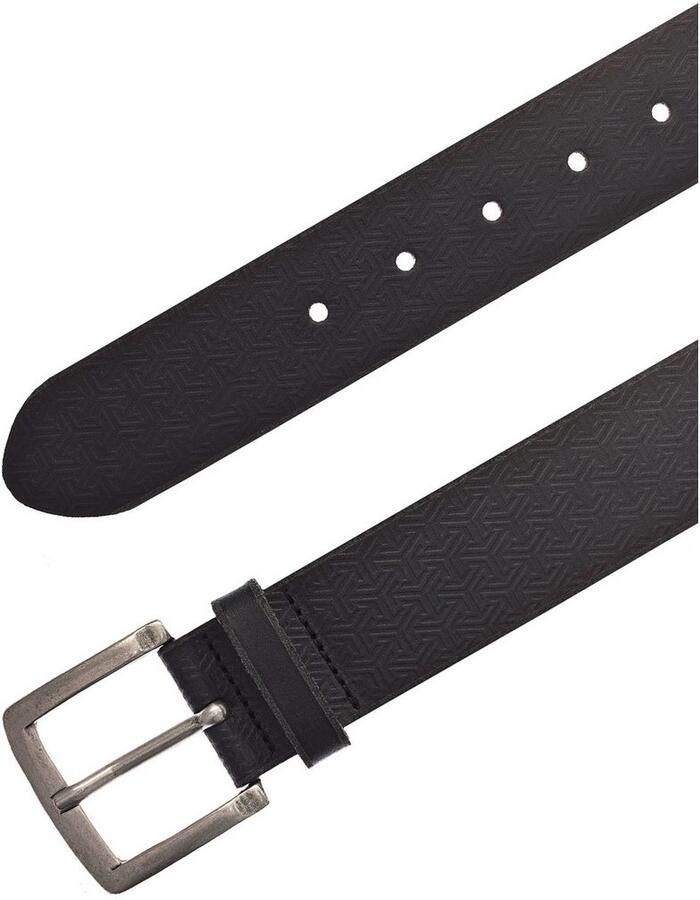 Mustang Leren riem met grafische embossing versierd 4 cm - Foto 2
