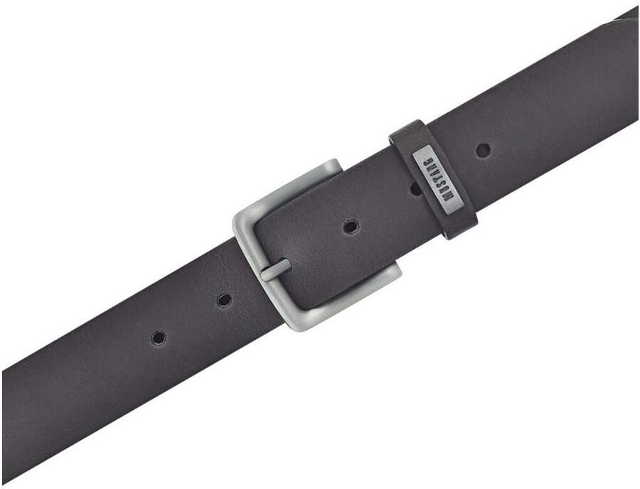 Mustang Leren riem Met metalen logo op de lus 3 5 cm - Foto 3