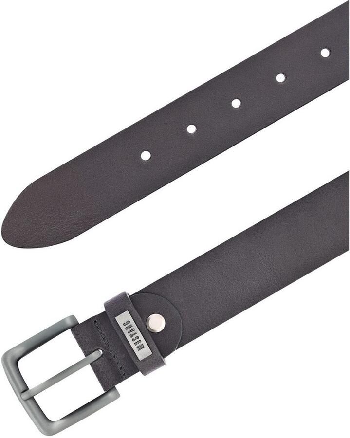 Mustang Leren riem Met metalen logo op de lus 3 5 cm - Foto 2