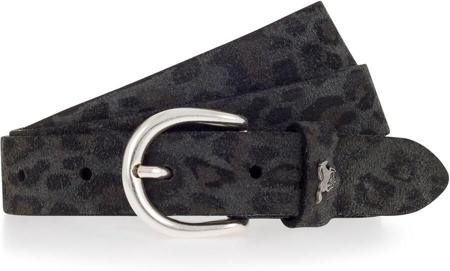 Mustang Leren riem Modieuze dierenprint 2 5 cm (1 stuk) - Foto 4