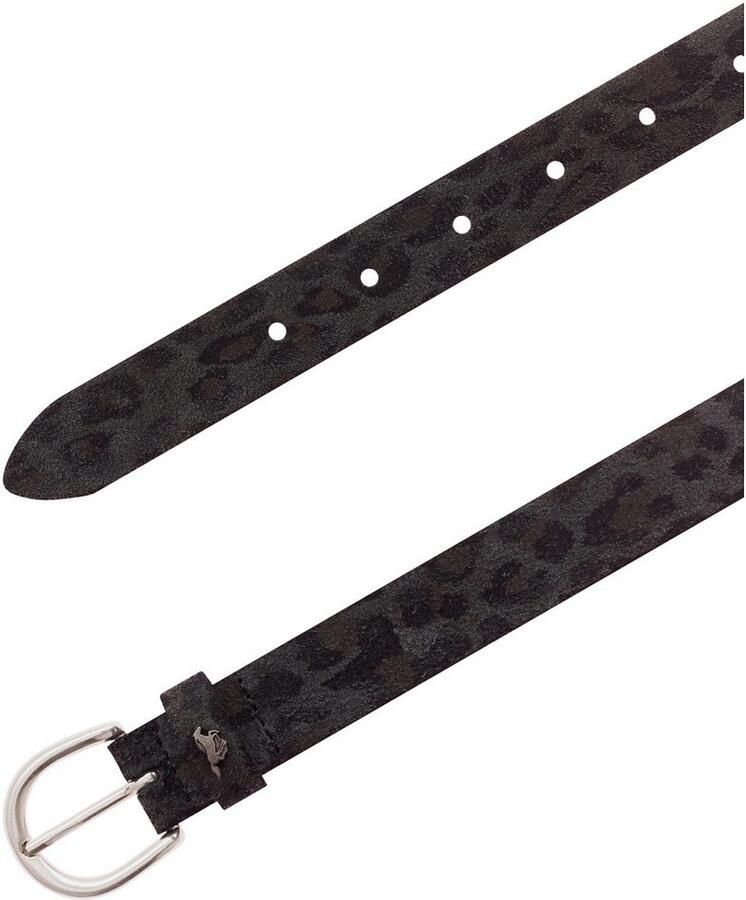 Mustang Leren riem Modieuze dierenprint 2 5 cm (1 stuk)