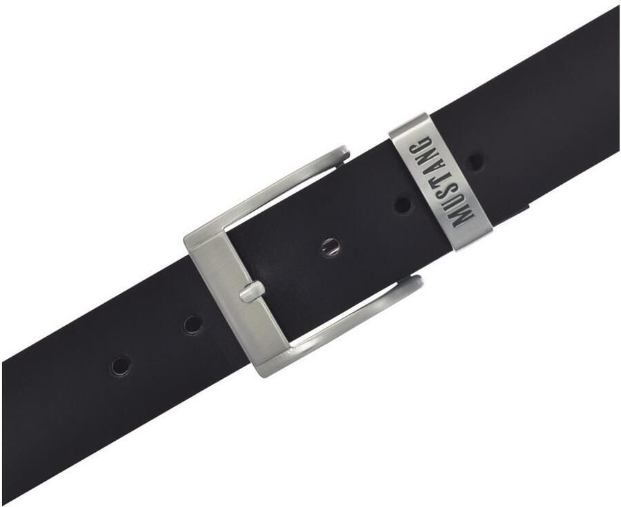 Mustang Leren riem Overlengte vintage karakter 4 cm