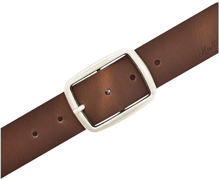 Mustang Leren riem Pull-up leer met vintage karakter 4 cm