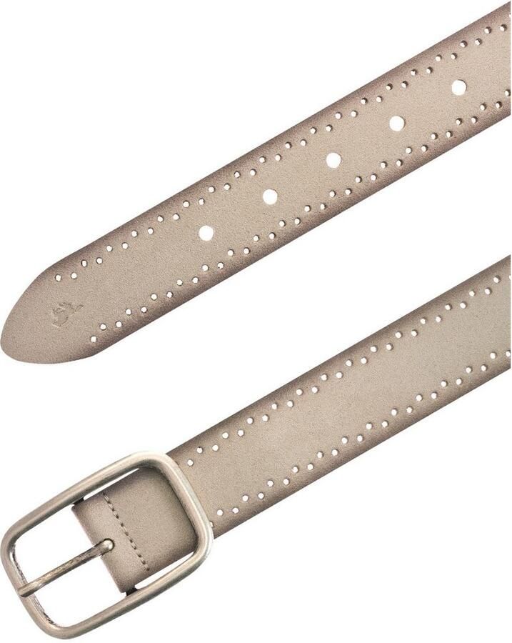 Mustang Leren riem Robuust geperforeerd rundleer met perforatie 3 5 cm - Foto 2