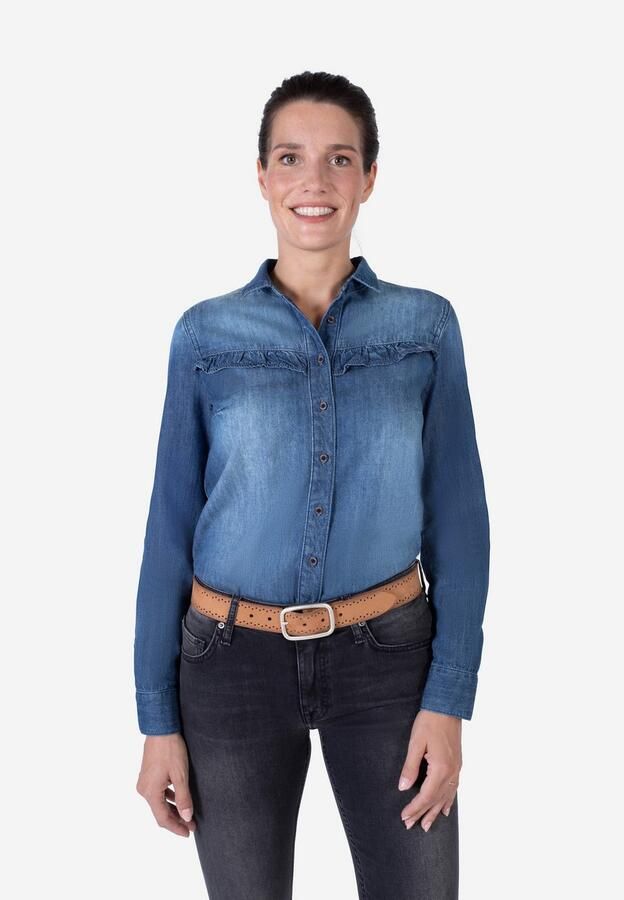 Mustang Leren riem Robuust geperforeerd rundleer met perforatie 3 5 cm - Foto 3