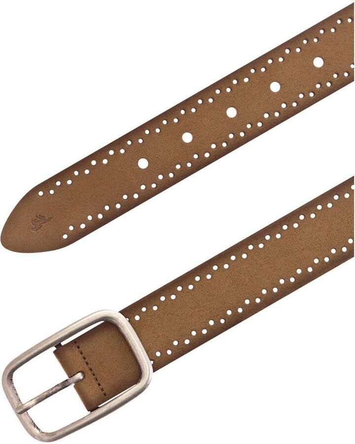 Mustang Leren riem Robuust geperforeerd rundleer met perforatie 3 5 cm