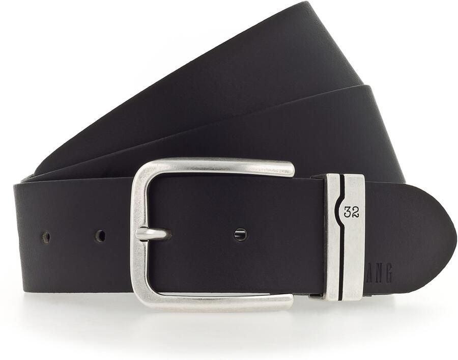 Mustang Leren riem versierde metalen lus 4 cm logo-opschrift (1 stuk) - Foto 5