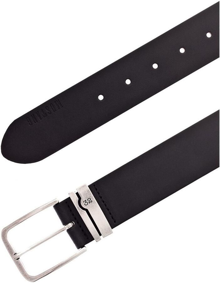 Mustang Leren riem versierde metalen lus 4 cm logo-opschrift (1 stuk) - Foto 2