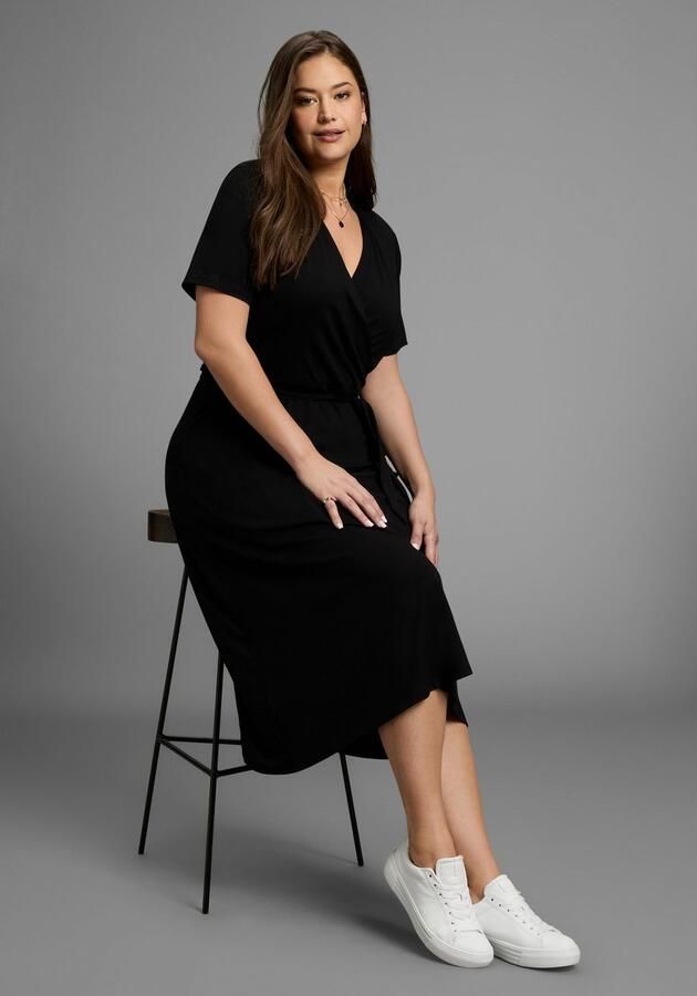 Mustang Midi-jurk met geaccentueerde taille grote maat - Foto 4