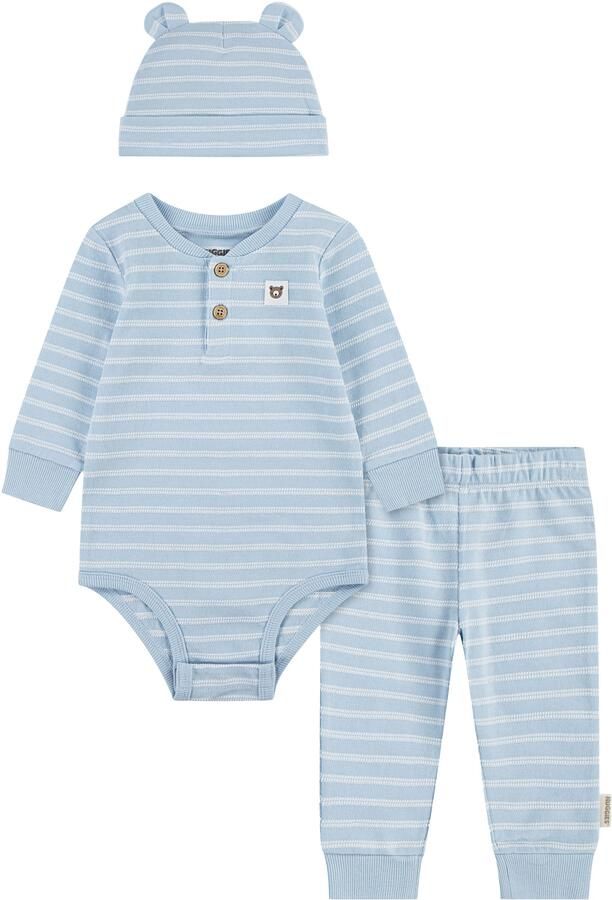 Mustang Newborn-cadeauset HUGB BODYSUIT PANT ATTACH T (set 3-delig) - Foto 3