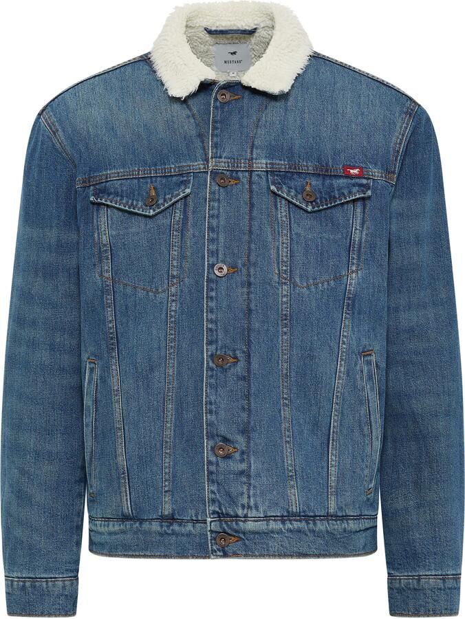 Mustang Outdoorjack Heren Stijl Dallas Shearling Jacket - Foto 2