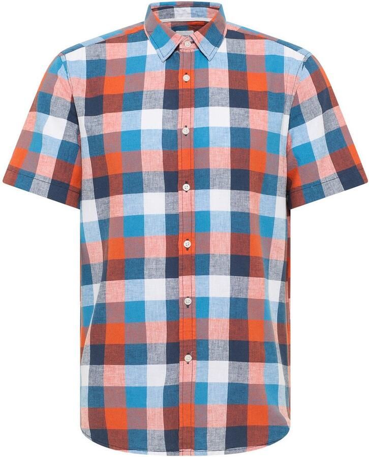 Mustang Overhemd met korte mouwen Heren stijl Berkeley