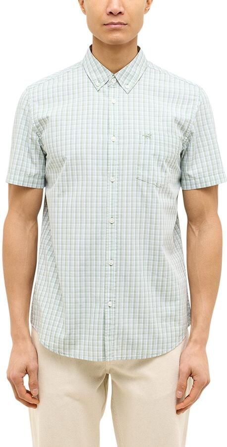 Mustang Overhemd met korte mouwen Herenstijl Gilroy - Foto 4