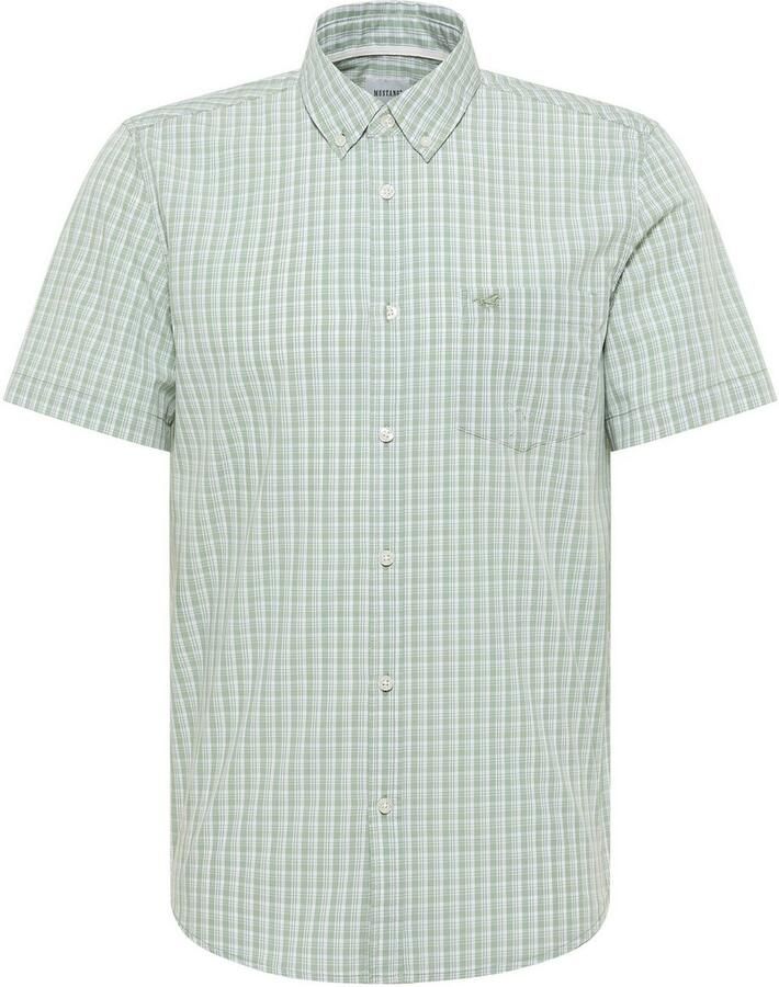 Mustang Overhemd met korte mouwen Herenstijl Gilroy