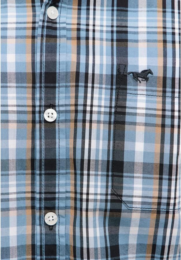 Mustang Overhemd met lange mouwen Heren stijl Chester