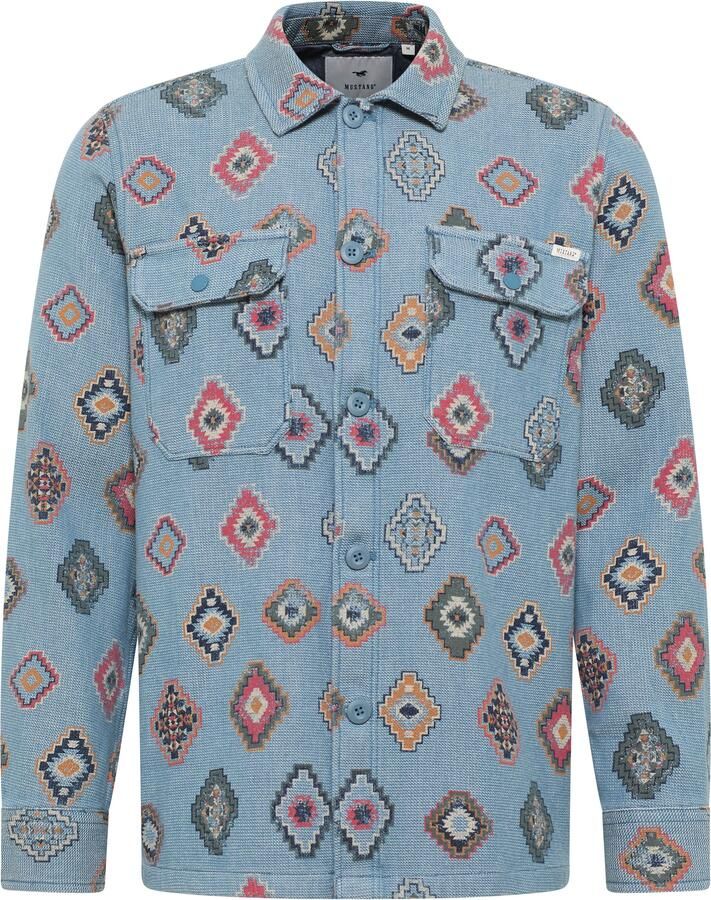 Mustang Overhemd met lange mouwen Heren stijl Dayton - Foto 3